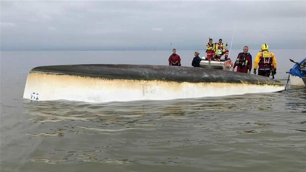 Accident: Two sailors have an accident in the North Sea