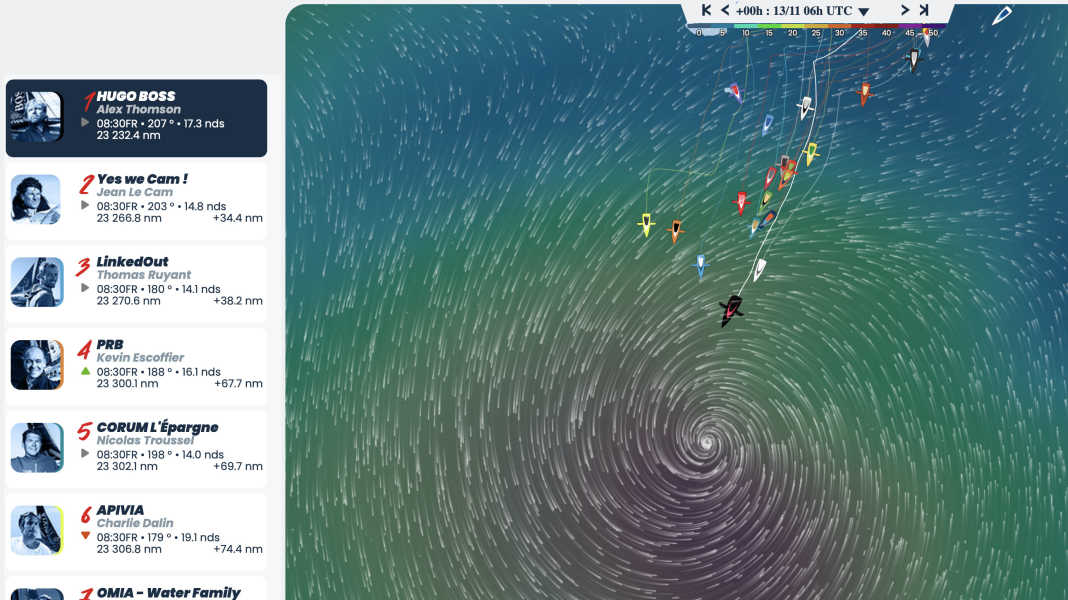 Regatta: Vendée Globe: Storm Thêta threatens, Herrmann catches up