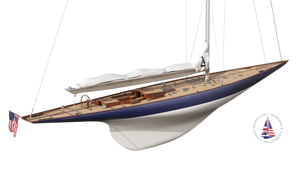 J-Class: Third Ranger replica: Made of wood & steel