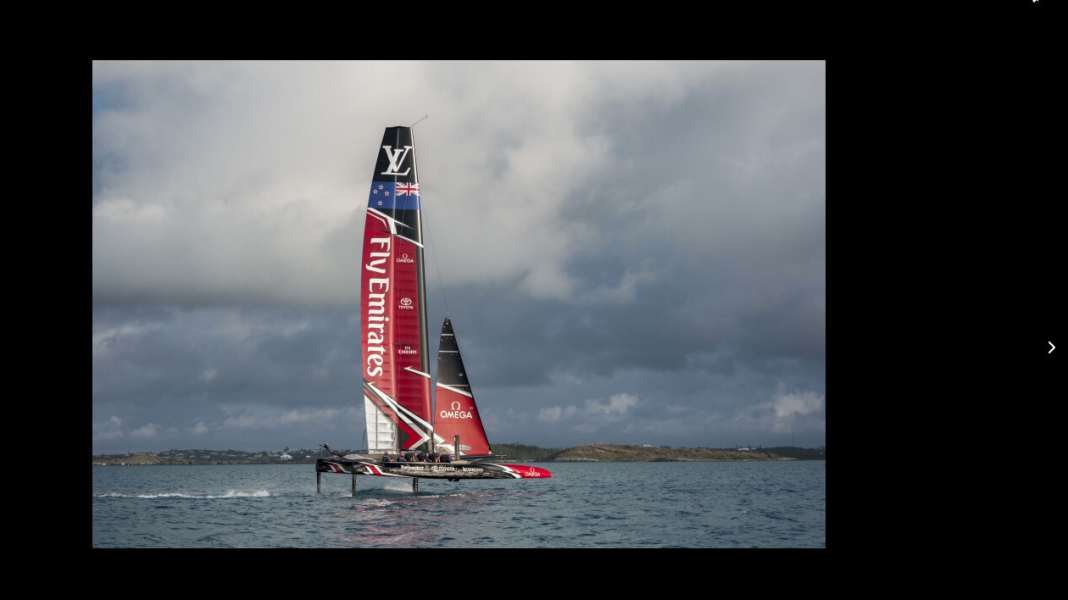 America's Cup: Kleine Muskelschau im Great Sound