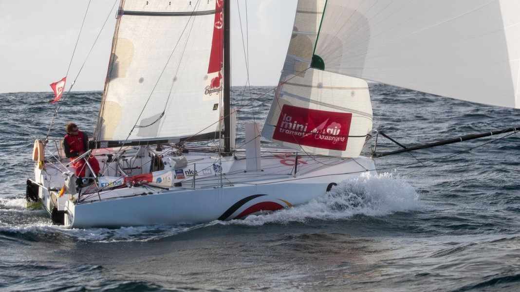 Mini-Transat 2019: Bogacki chases the leading group at his Transat premiere