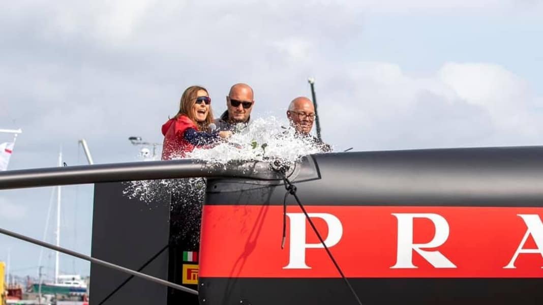 America's Cup: The boat for his sixth Cup chase: Bertelli's "Red Moon"