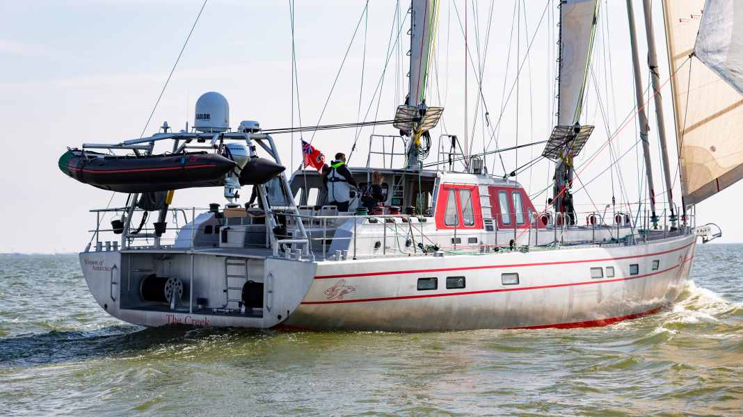 Das besondere Boot: Expeditionsyacht "Vinson of Antarctica": Skip Novaks Alu-Berg