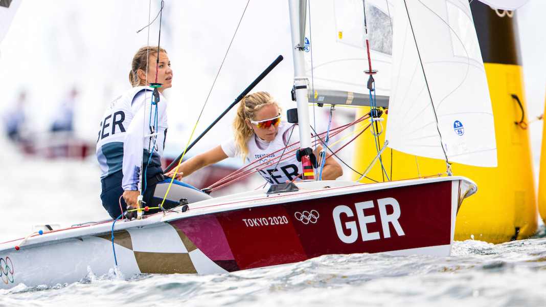 Ultima regata dei velisti olimpici tedeschi: 470 femminile con un ottimo finale