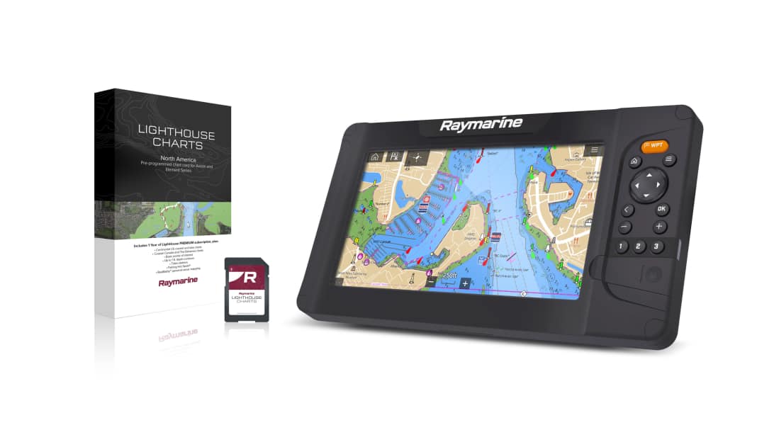 Navigazione elettronica: carte Raymarine con fari disponibili per il Mare del Nord e il Mar Baltico