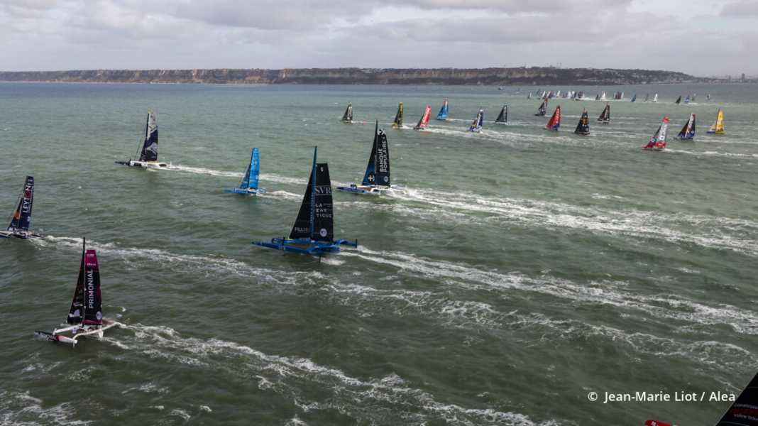 Al via la 15a Transat Jacques Vabre: partenza spettacolare della Transat in condizioni da sogno