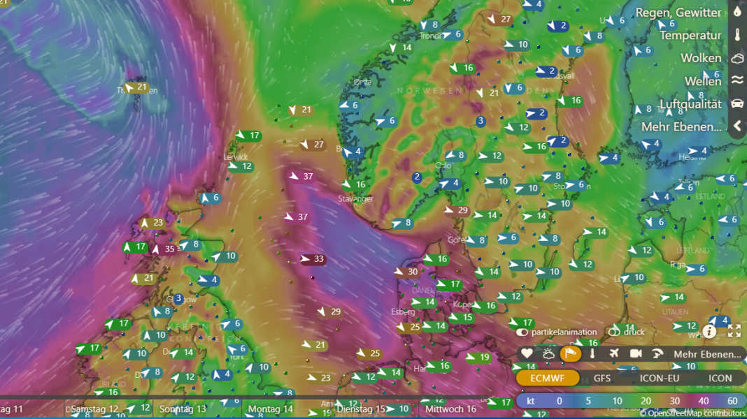 Meteorologia: bomba meteorologica al largo dell'Islanda