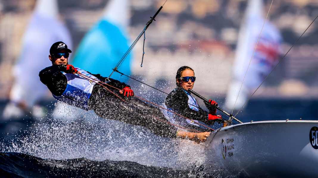 "Strong start": Start of the season for the German Sailing Team: A good start with bronze and best 470 helmswoman