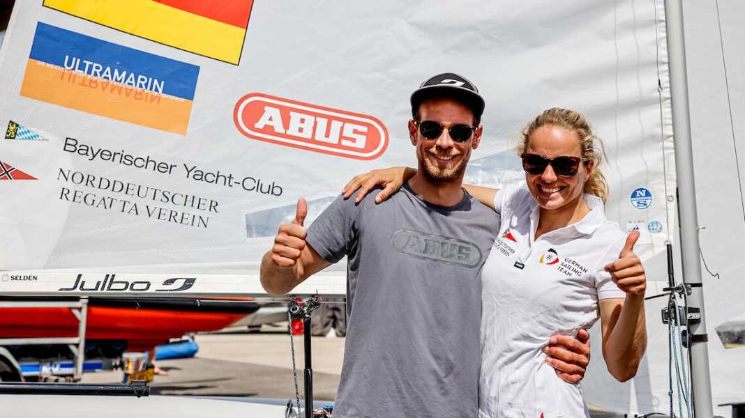Two podium places for the German Sailing Team in France: Top helmswoman Wanser: "We were really fast"