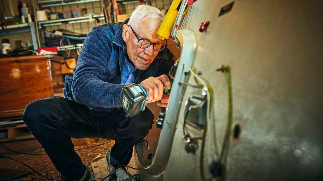 Personnes : Portrait d'un ancien athlète olympique : le Hambourgeois Ulli Libor
