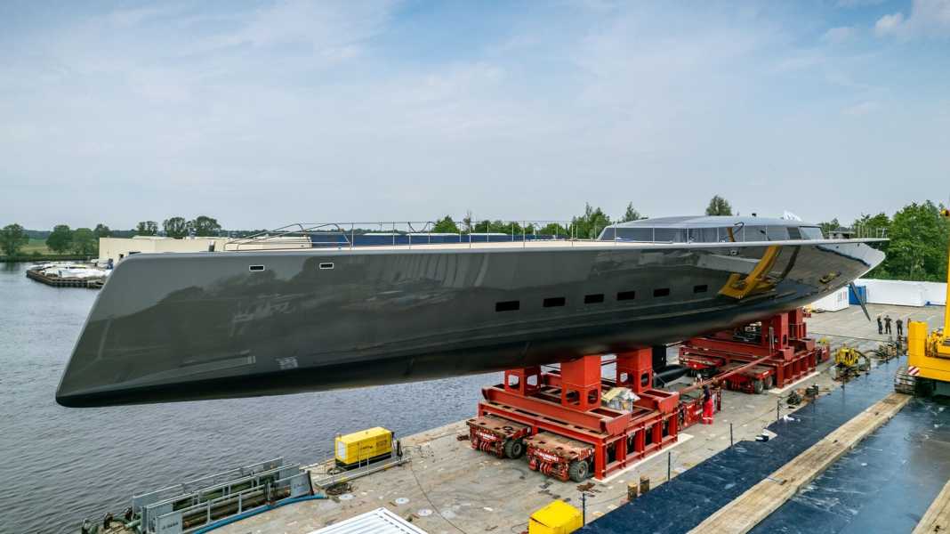 Superyachten: 56-Meter-Neubau von Frers bei Vitters fertiggestellt