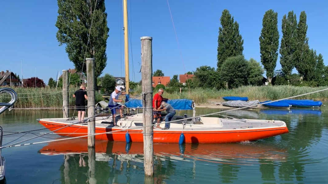 Area: Lago di Costanza: bassi livelli d'acqua, problemi nei porti