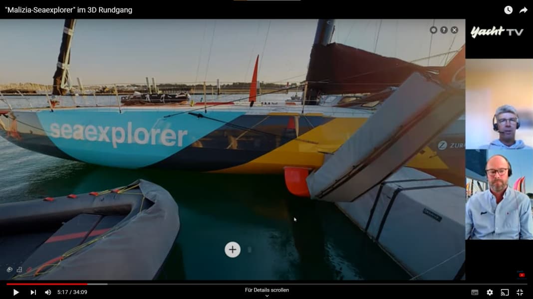 „Malizia – Seaexplorer“: virtueller Rundgang auf Boris Herrmanns Boot