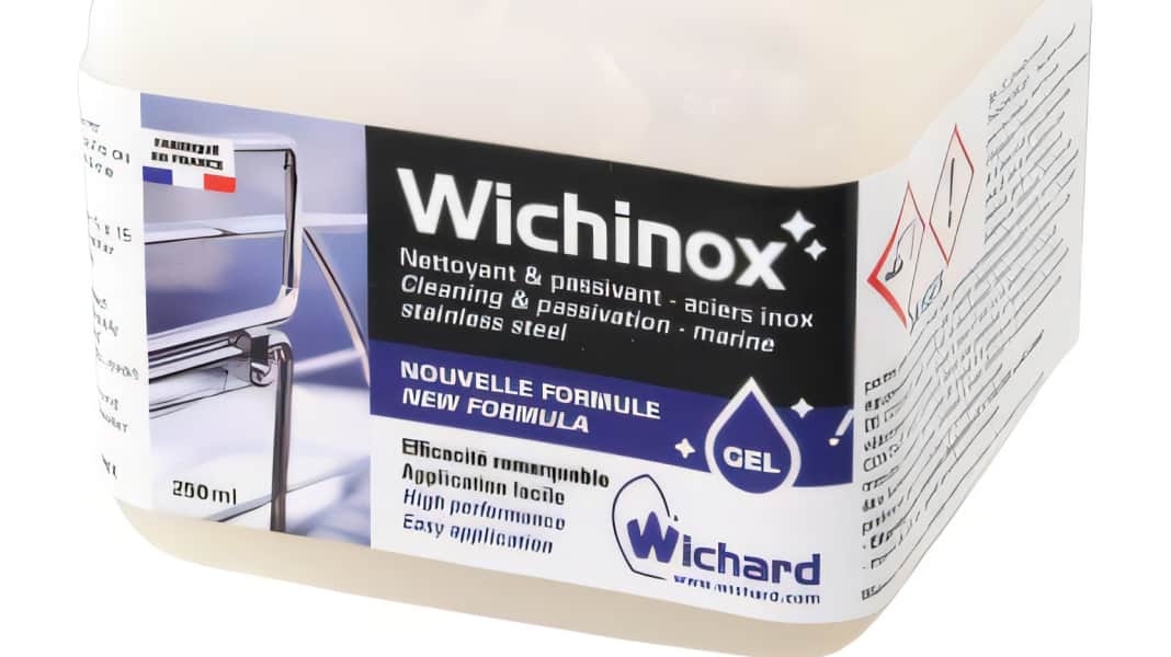 Boat care: stainless steel cleaner for brilliant results