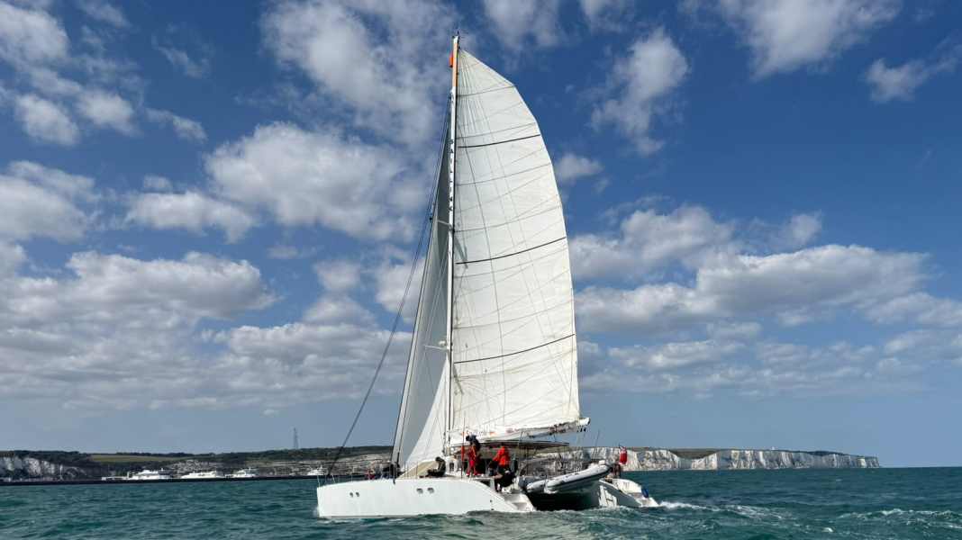 English Channel: Sailing ferry enters its second season
