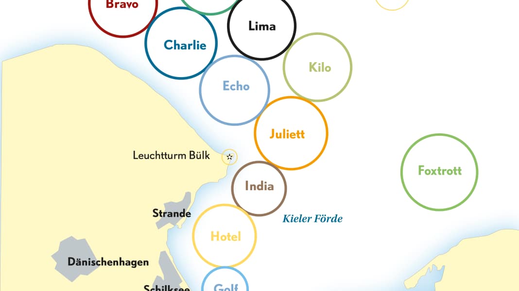 Settimana di Kiel 2026: i campi di regata della grande festa popolare