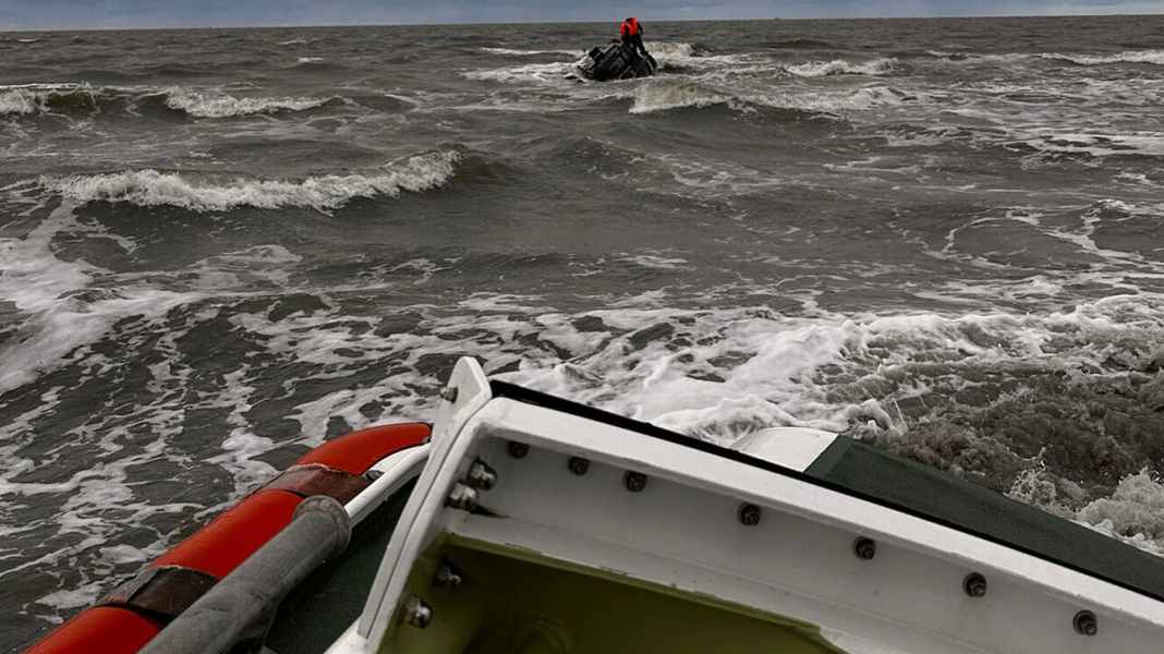 Seenot: Dramatische Rettungsaktion im Seegatt zwischen Spiekeroog und Wangerooge