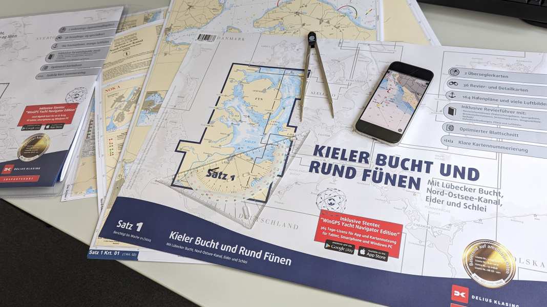 Navigation: New pleasure craft charts from Delius Klasing Verlag