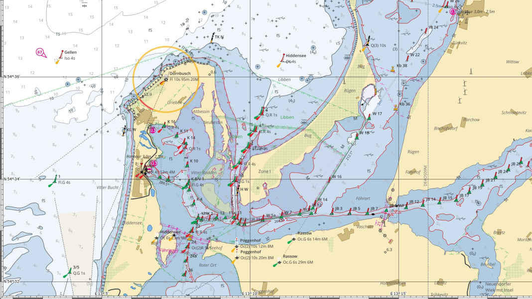 Freenauticalchart.net : Le classement du BSH clarifie les données sous-jacentes