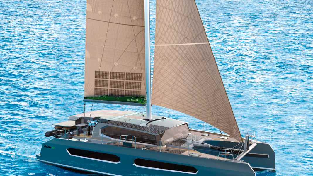 Projet de bateau durable : un catamaran de 55 pieds en aluminium recyclé