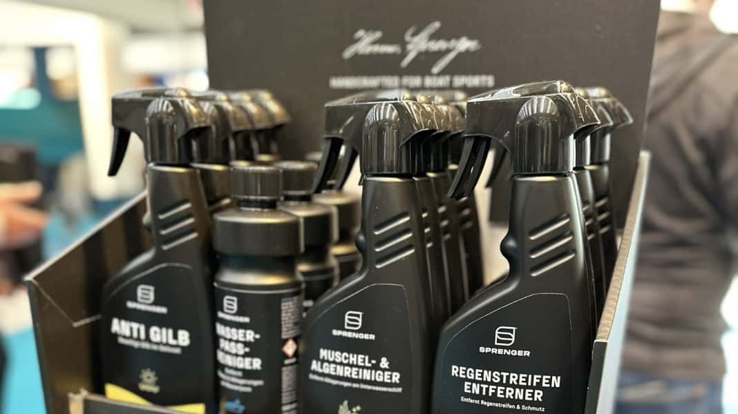 Care product range from Sprenger: Cleaner for a shiny boat