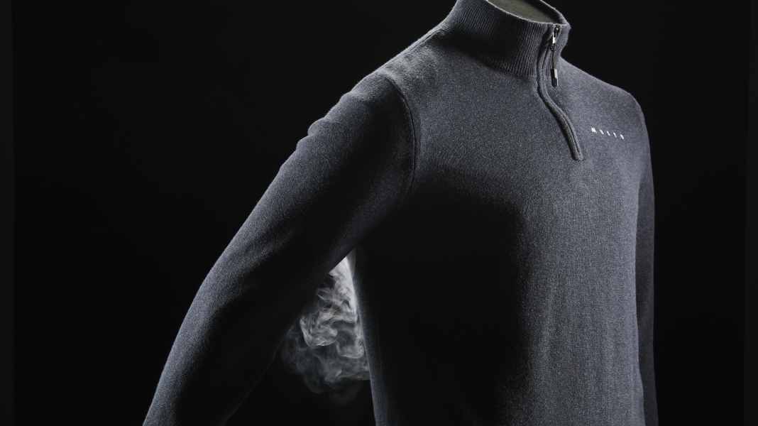 Musto: Windproof Knit – Strickpullover mit winddichtem Innenfutter