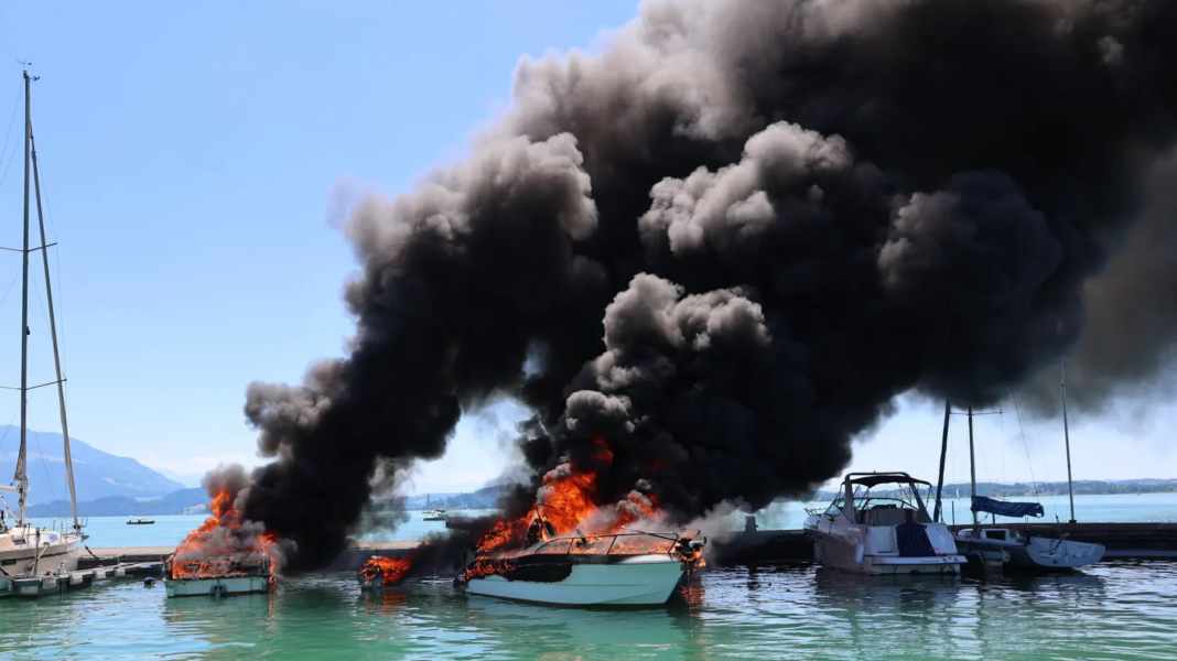 Incidenti: Barche in fiamme a nord e a sud