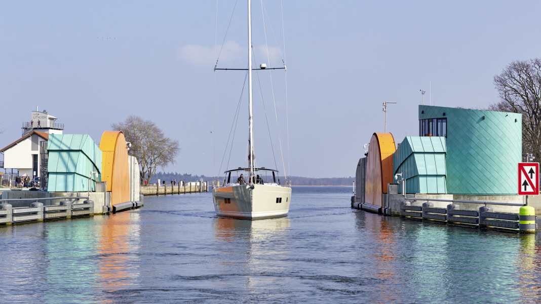 Cruise planning: Passage of the Greifswald barrage restricted