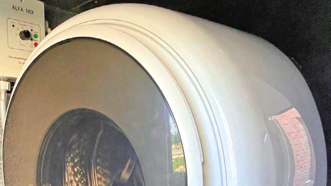 Equipment: washer-dryer combination and boat shoes