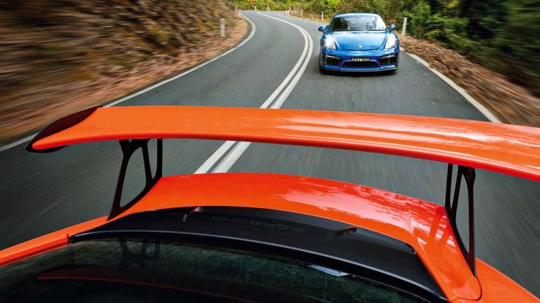 911 GT3 RS und Cayman GT4: Harte Jungs