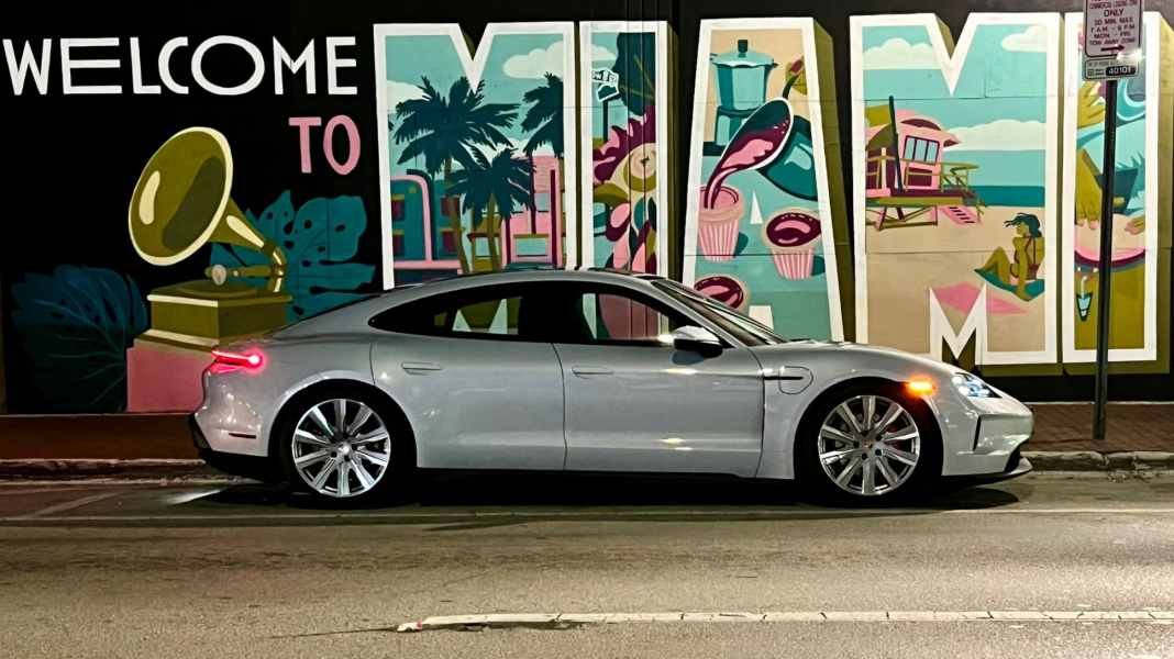 Ein Elektro-Roadtrip von Toronto nach Miami: Winterflucht im Taycan