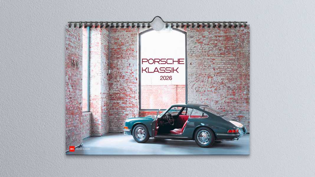 Porsche Klassik 2026: Wandkalender