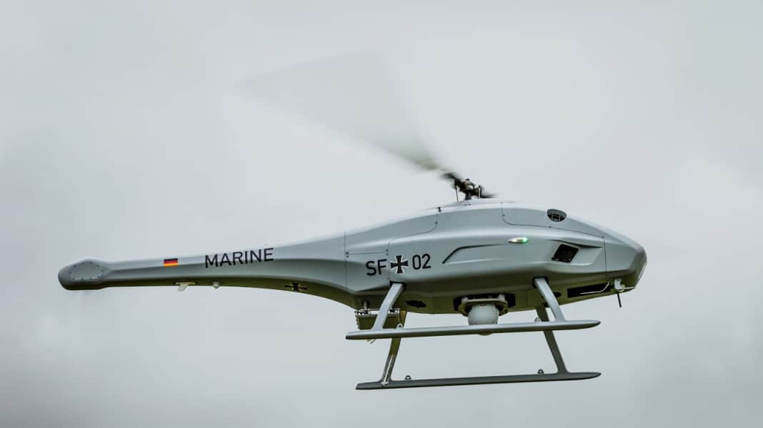 Ostsee: Deutsche Marine übt mit Flugdrohnen im Fehmarnbelt