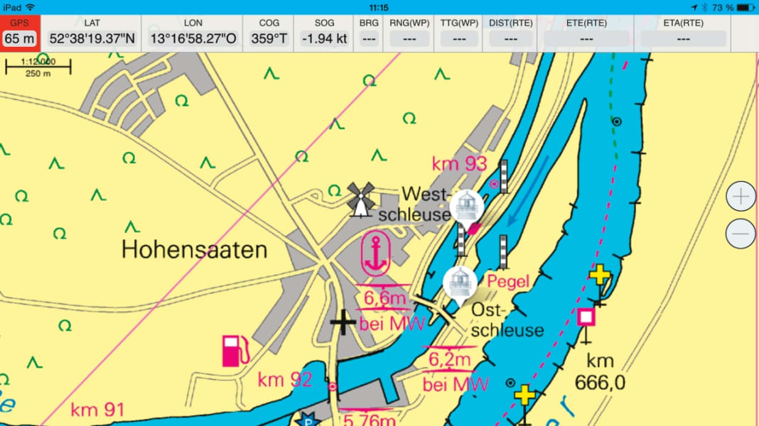 Zubehör: Navigation - Navi-Apps für Binnenreviere