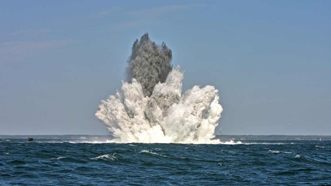 Marine exercise in the Mecklenburg Bight