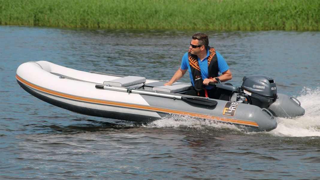 New: Foldable inflatable boat - RIB for travelling luggage