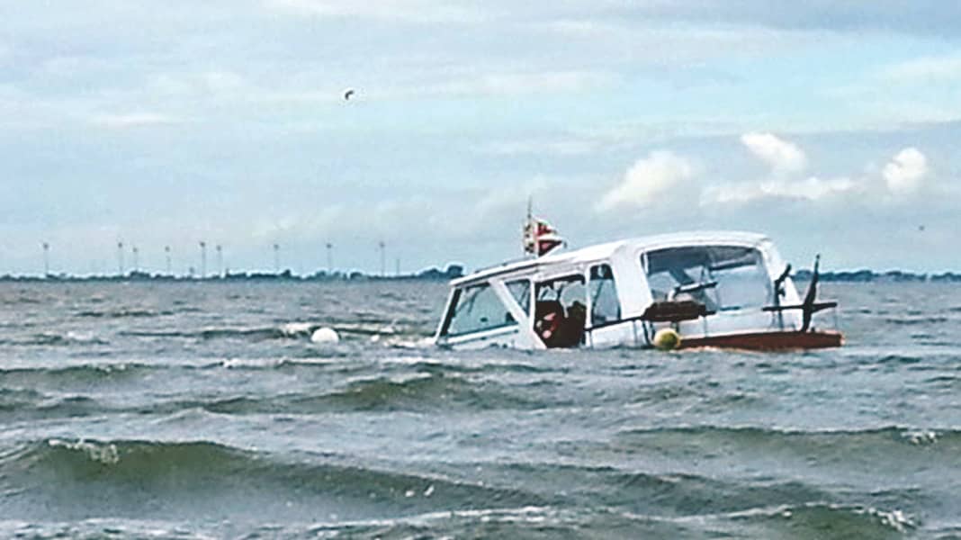 "Help, we're sinking!"