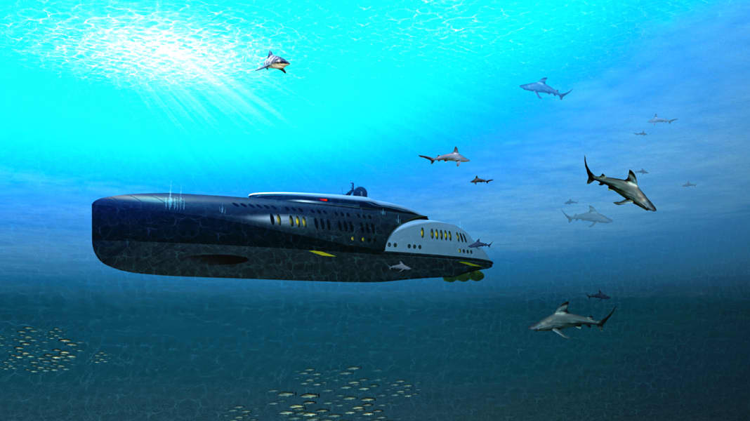 Diving gigayacht: "Hybrid 2021"