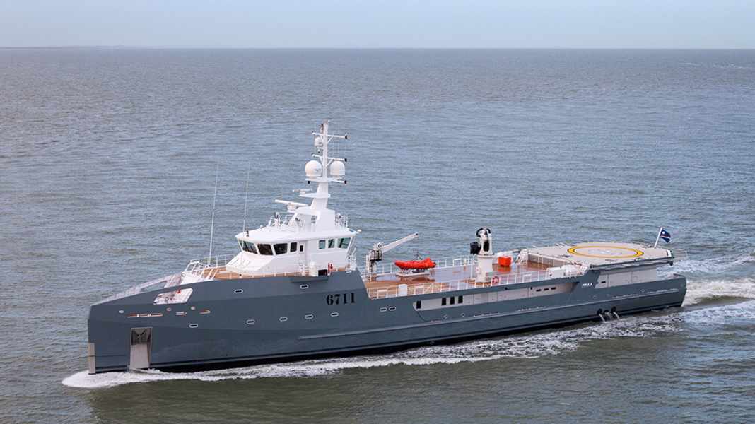 Sea Axe displacer "6711" on test drive