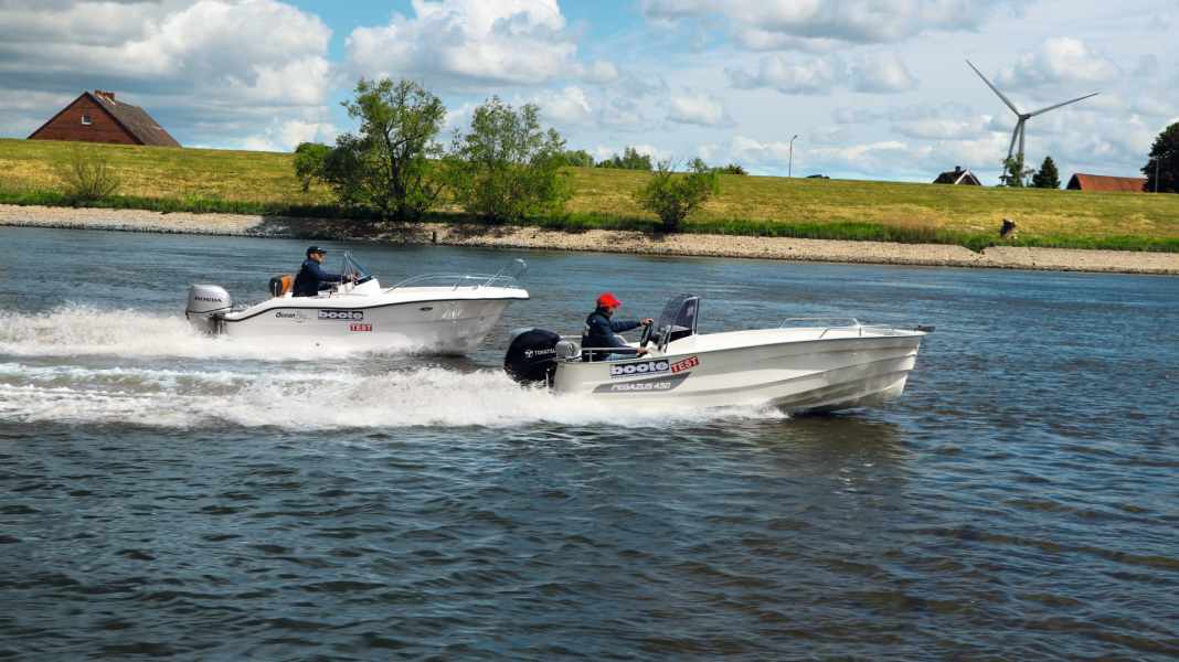 Console boat comparison test - Small fun makers