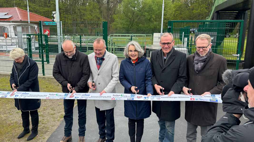 Upper Havel: Kannenburg lock finally in operation