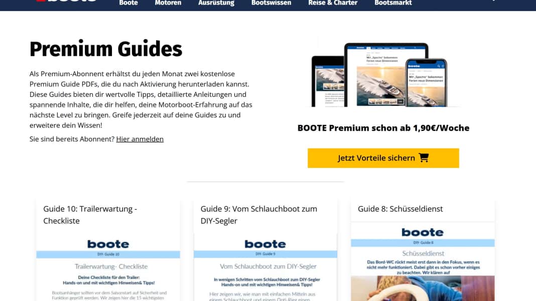 Premium subscription: BOOTE expands its digital offering