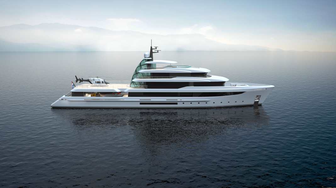 Atrium with ice class and 10000 nautical miles range