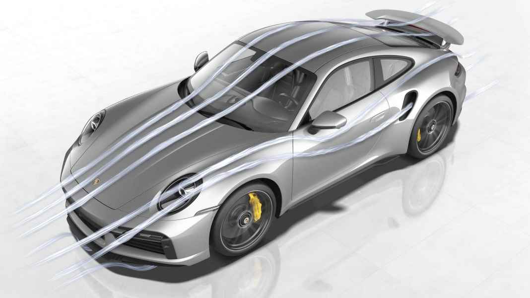 Die Aerodynamik des neuen 911 Turbo S: Porsche Active Aerodynamics