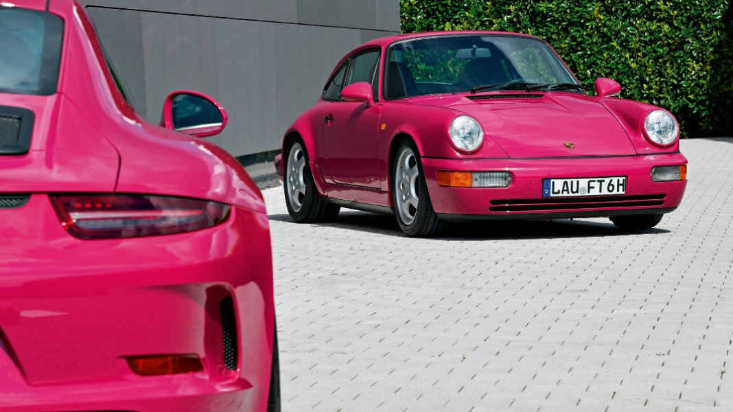 Porsche 911 RS (964) & 911 R (991): Pur wie Purpur