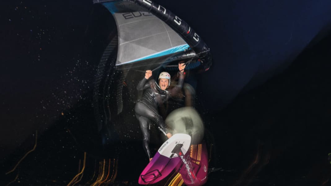 "My water time has tripled since the advent of wingsurfing"