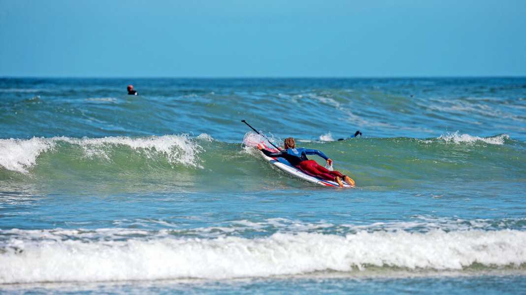 Part 5: SUP riding technique Wave: crossing waves