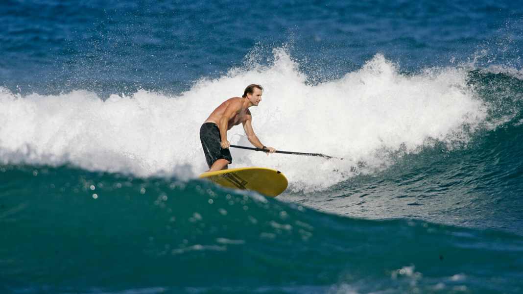 SUP Fahrtechnik: Frontside Wellenreiten