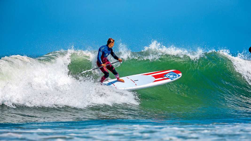 SUP-Fahrtechnik für Wave Einsteiger