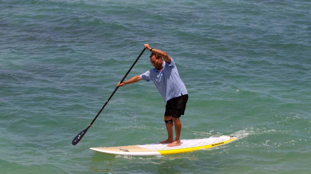 SUP paddle stroke technique
